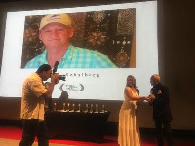  KC receiving Lifetime Achievement Award - Fort Myers Film Festival 2021 