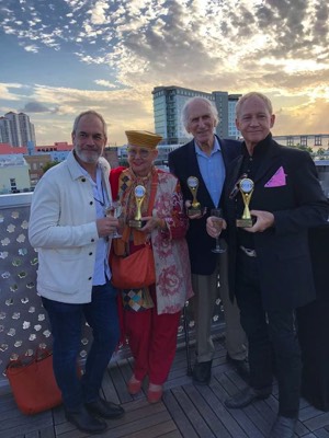  Rooftop of FMFF with Lifetime Achievement Award 